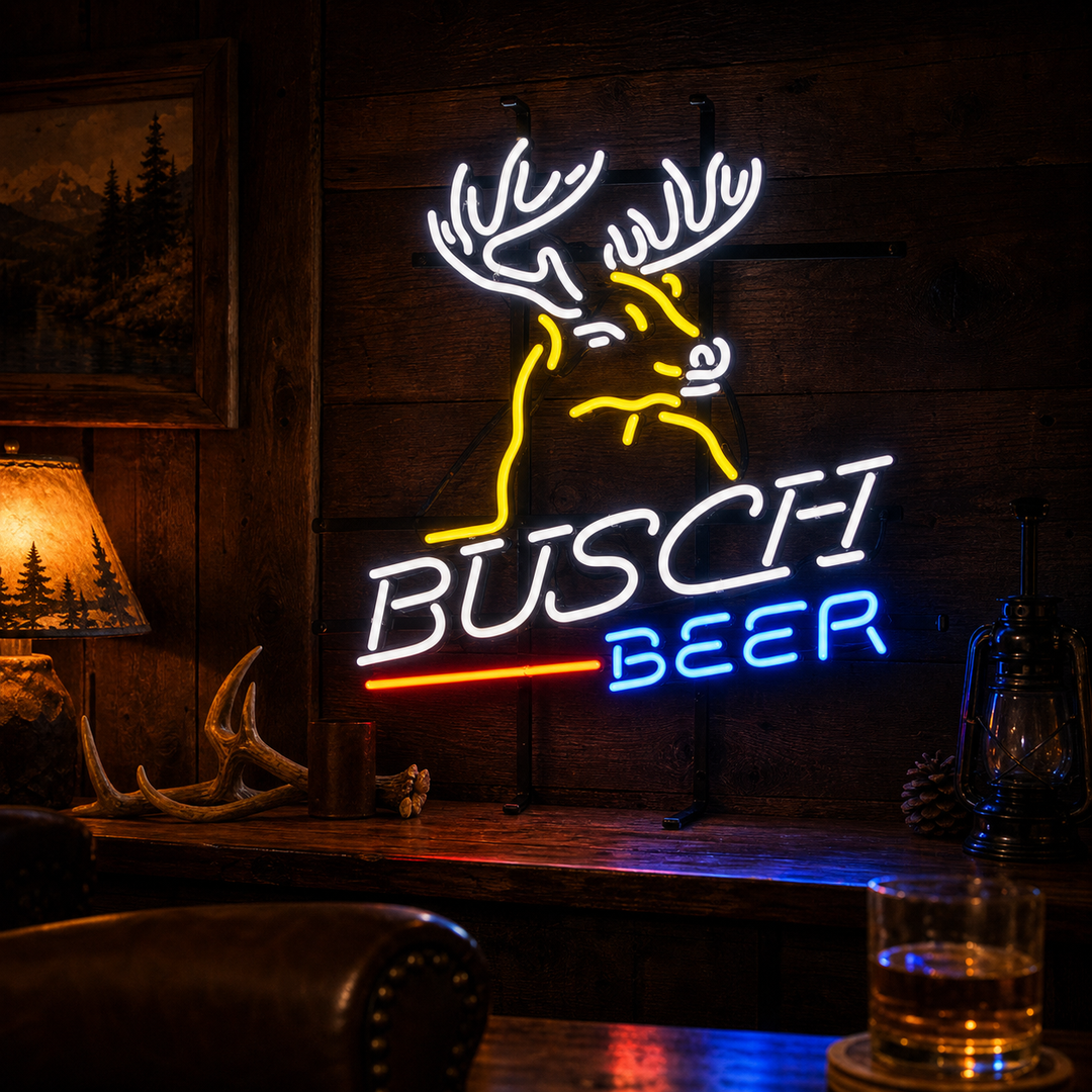 Busch Deer Neon Sign