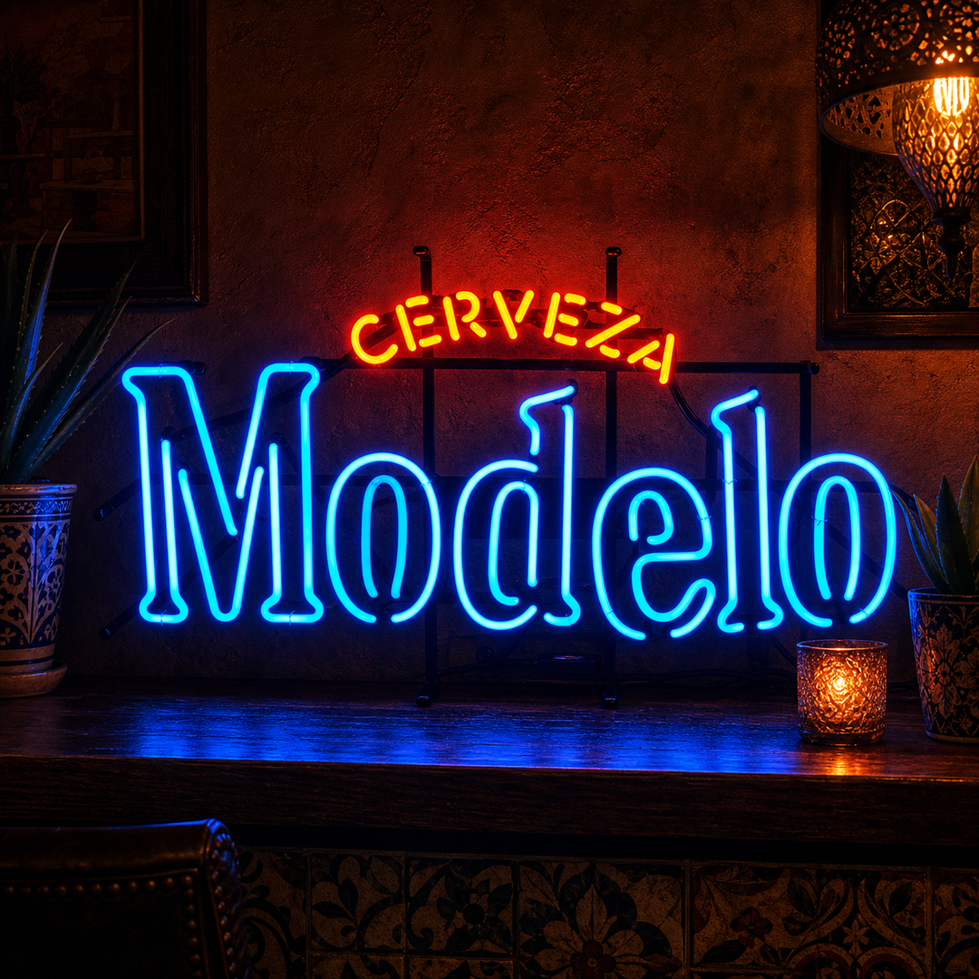 Cerveza Modelo Neon Sign