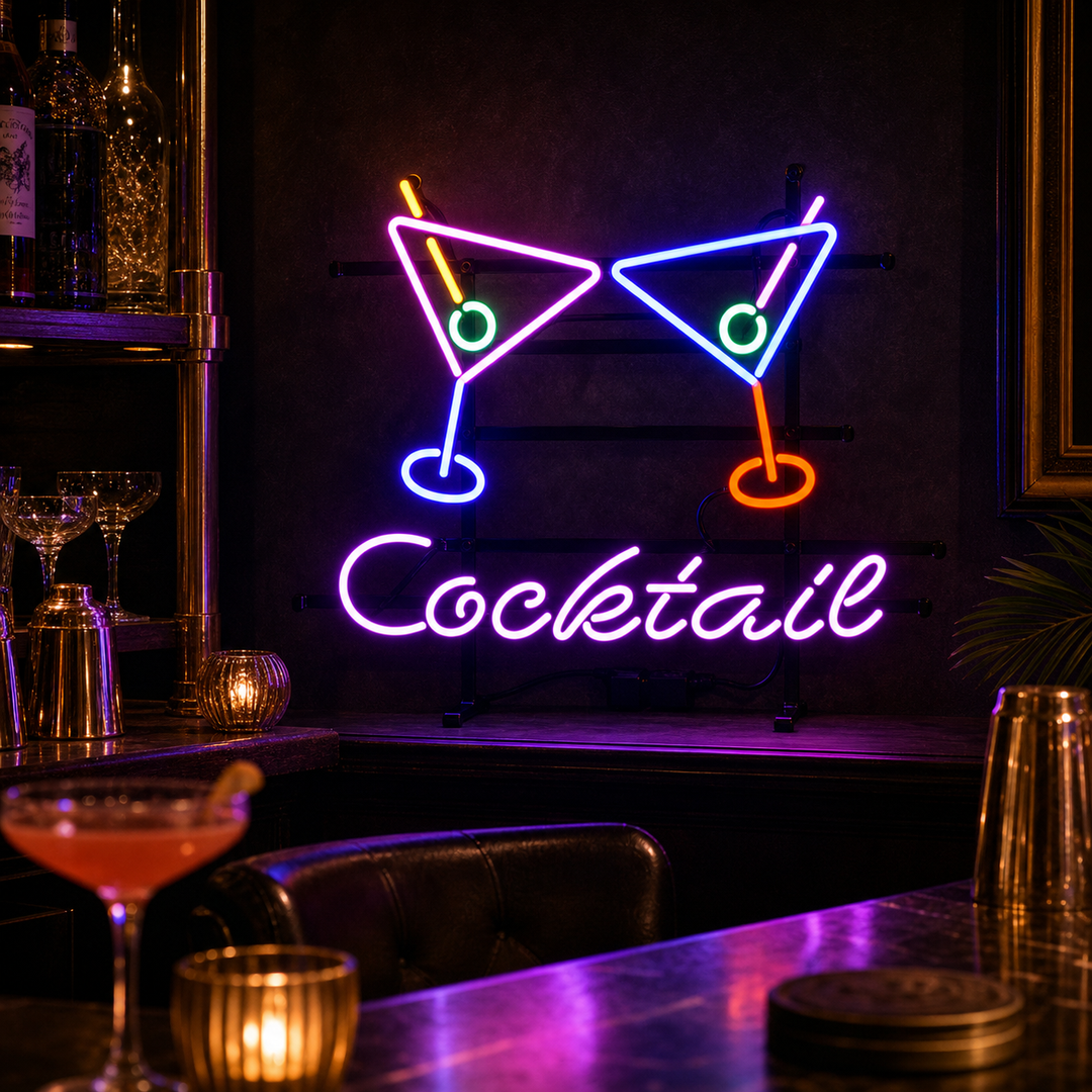 "Cocktail Martini" Neon Sign