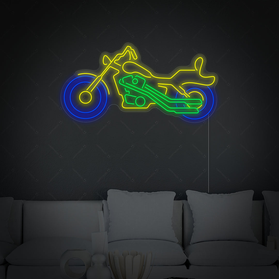 "Cozyle Motorbike Motorcycle" Neon Sign