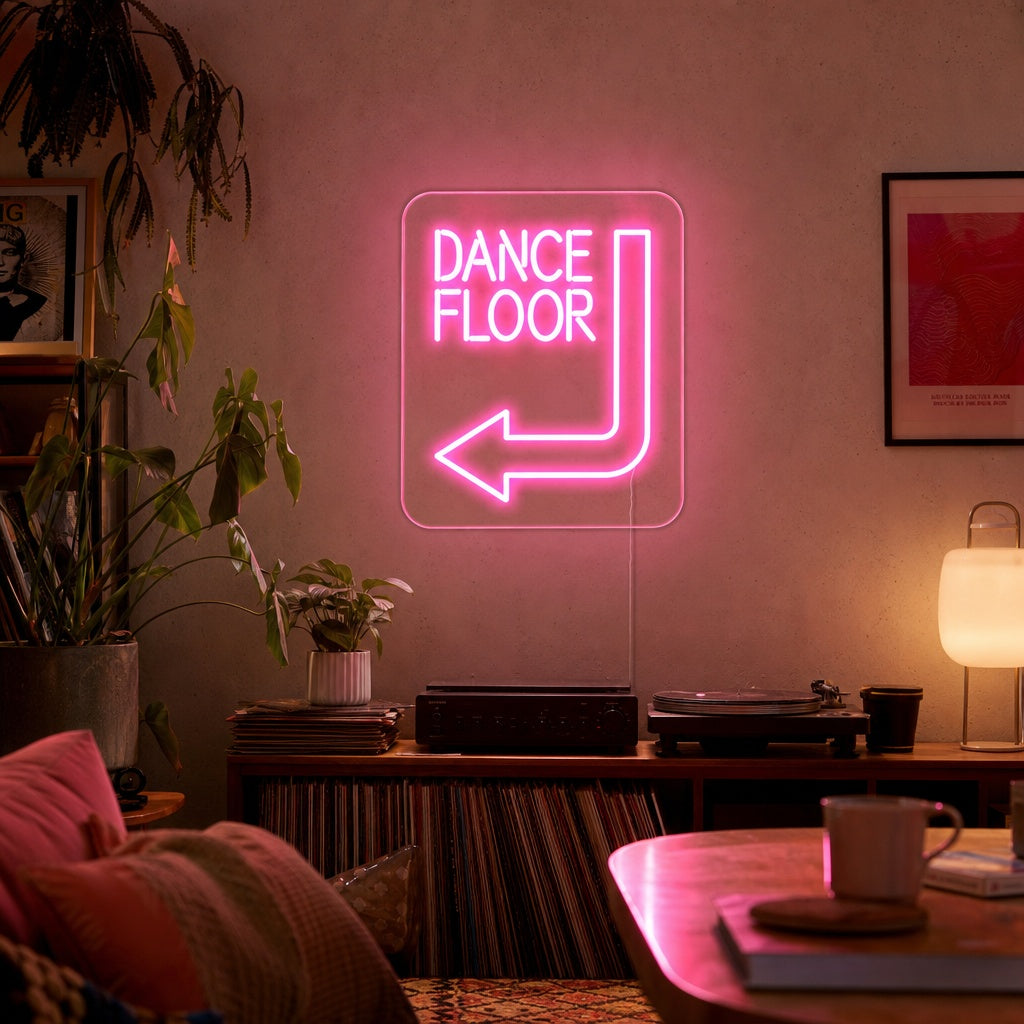 "Dance Floor" Neon Sign