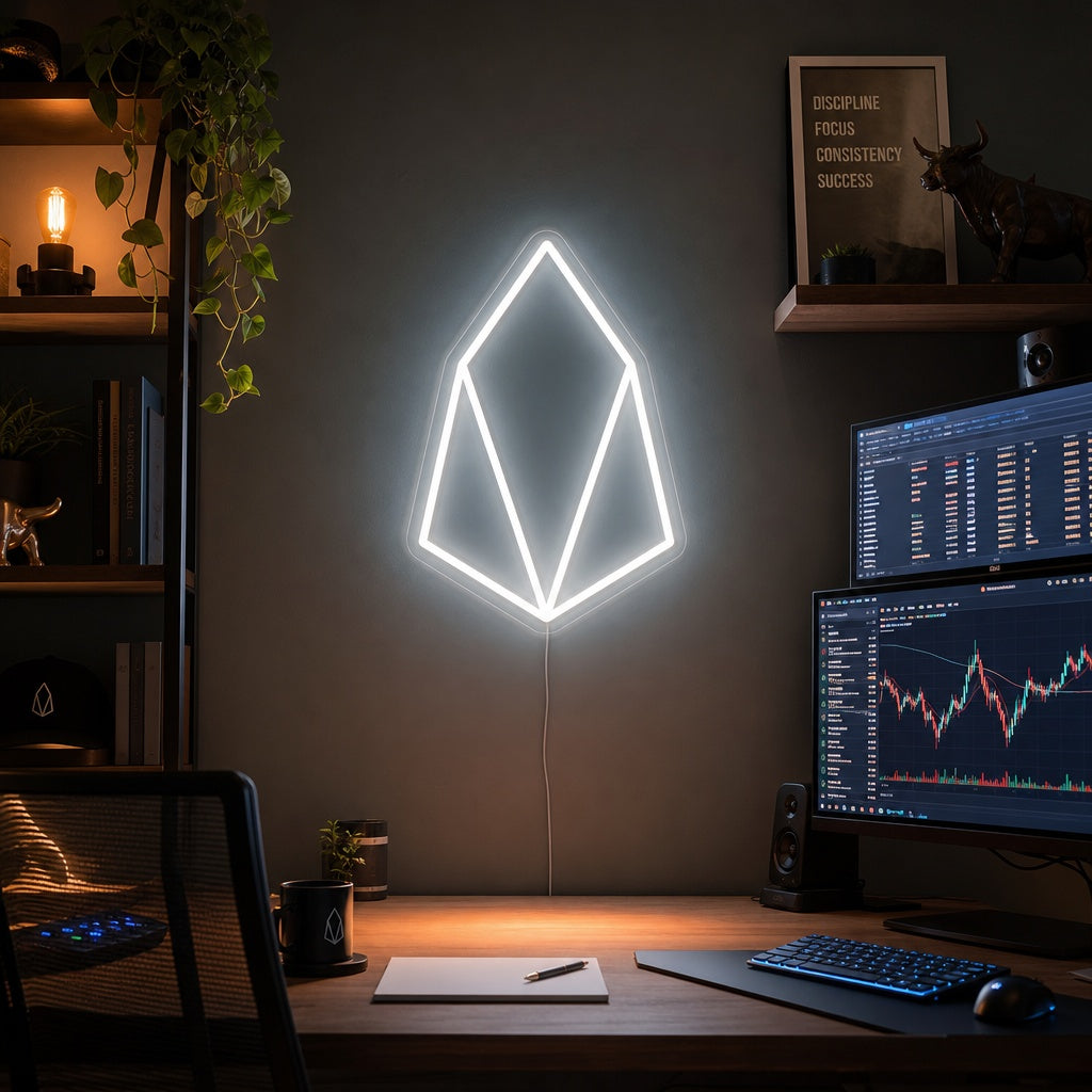 "EOS Coin" Neon Sign