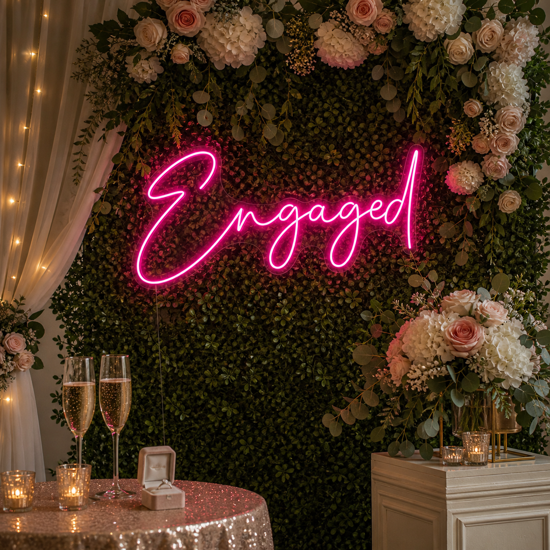 "Engaged" Neon Sign