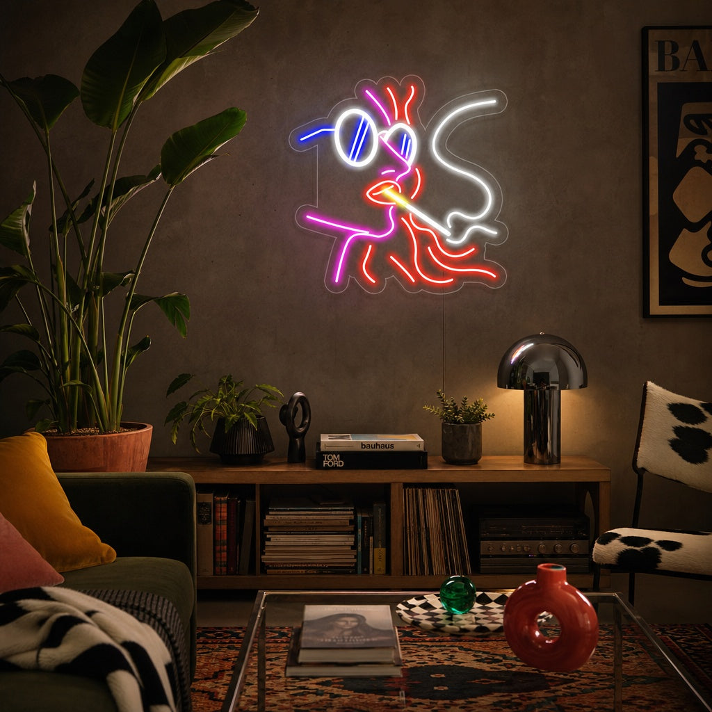 "Freethinking Woman" Neon Sign