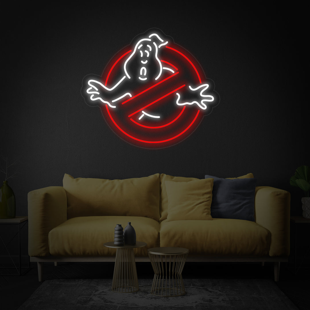 "Ghostbusters Ghosts" Neon Sign