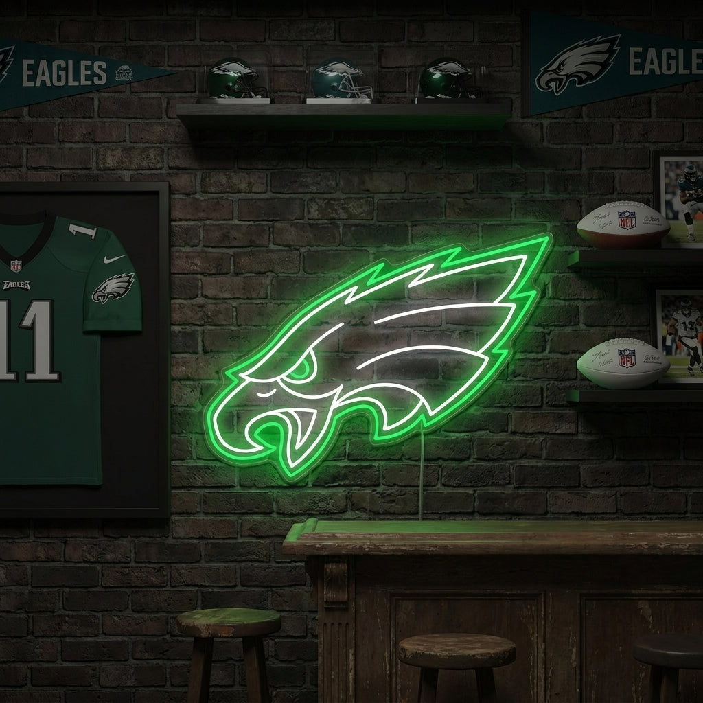 American Football Eagle Neon Sign