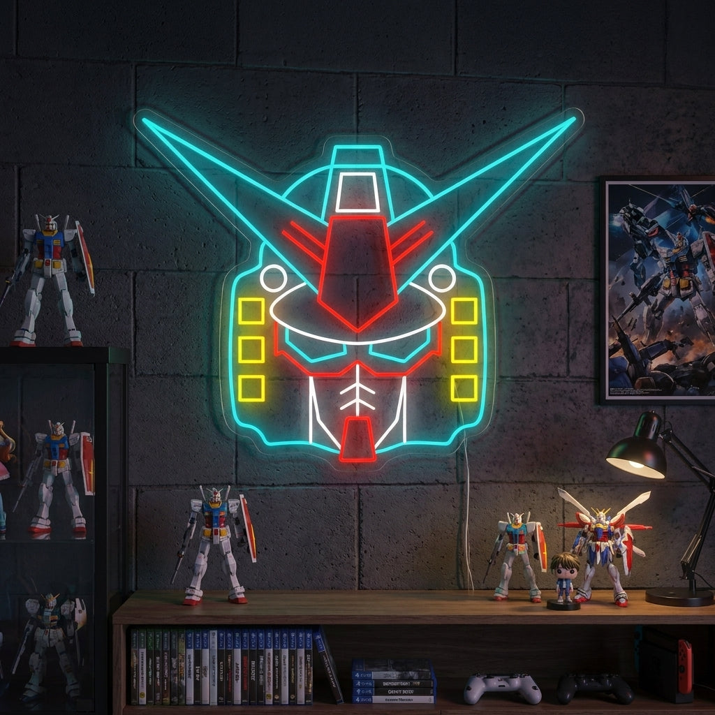 Mecha Robot Neon Sign