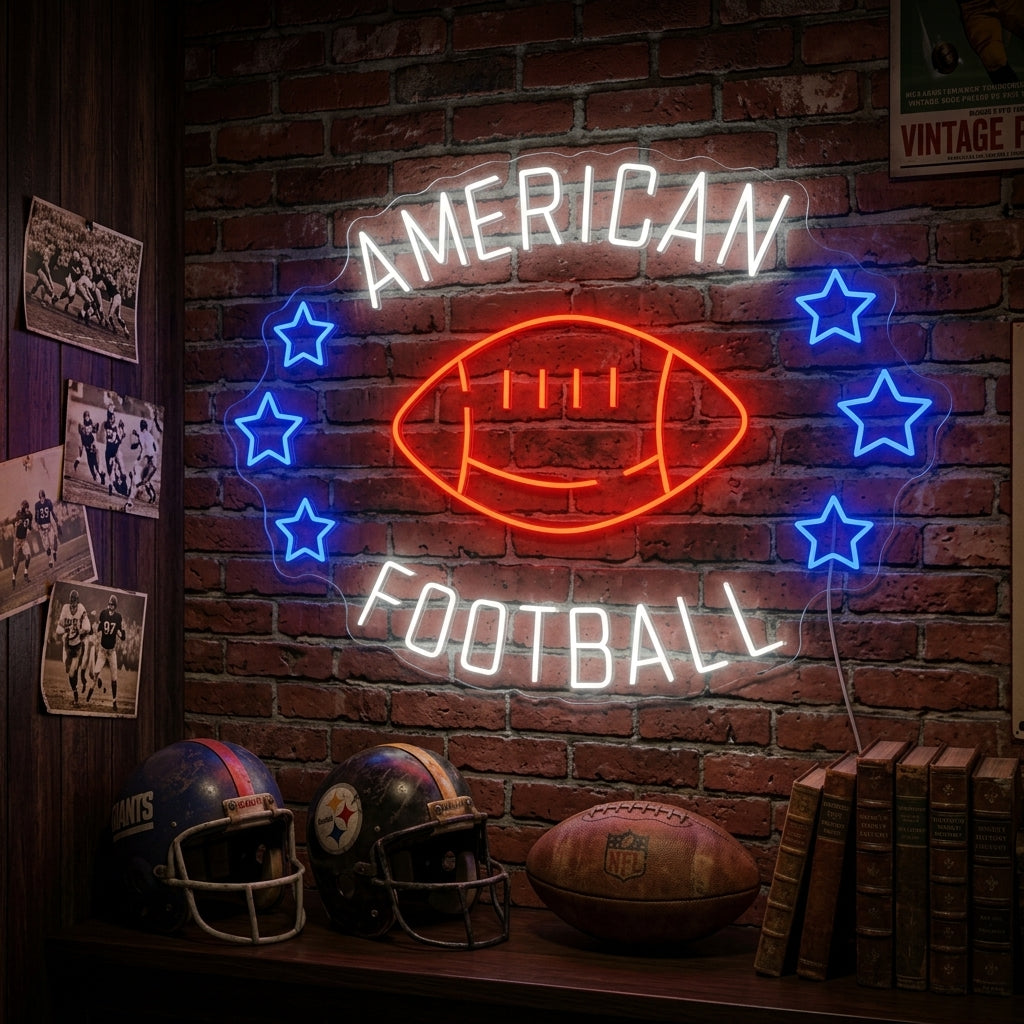 American Football Sports Neon Sign