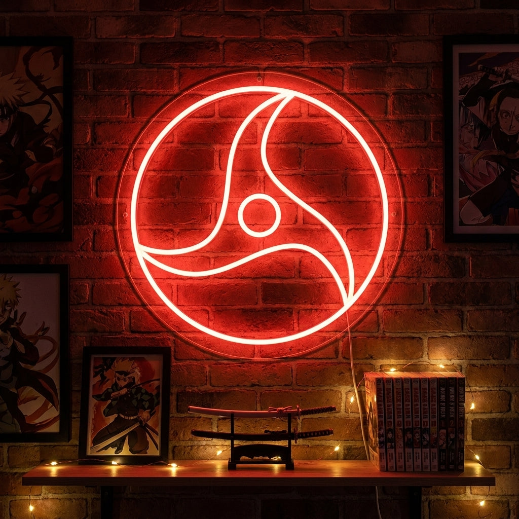 Red Cloud Anime Neon Sign
