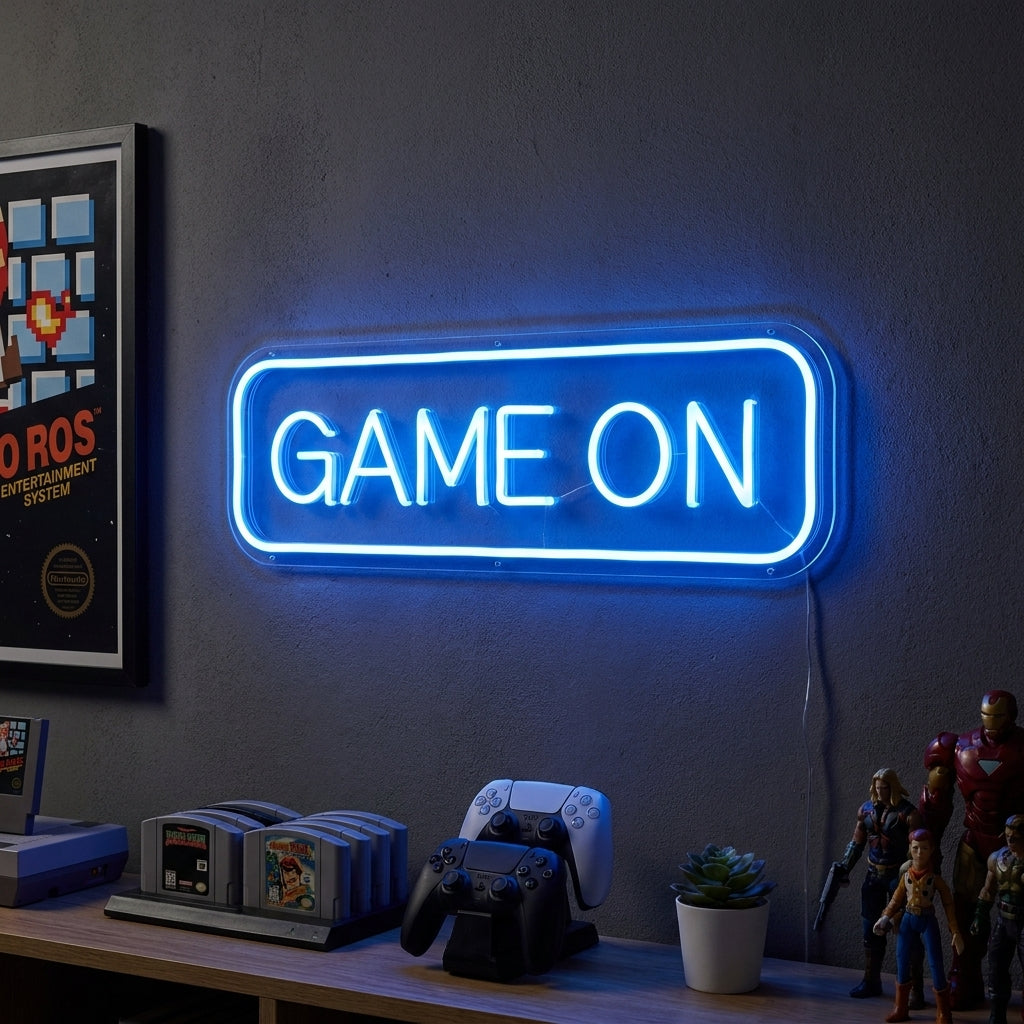 Game On Gaming Room Neon Sign