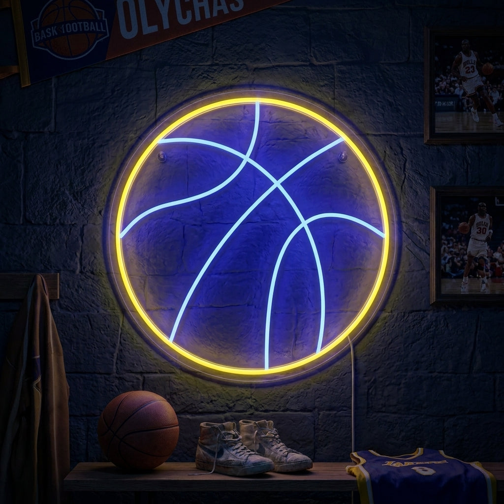 Basketball Wall Decor Neon Sign