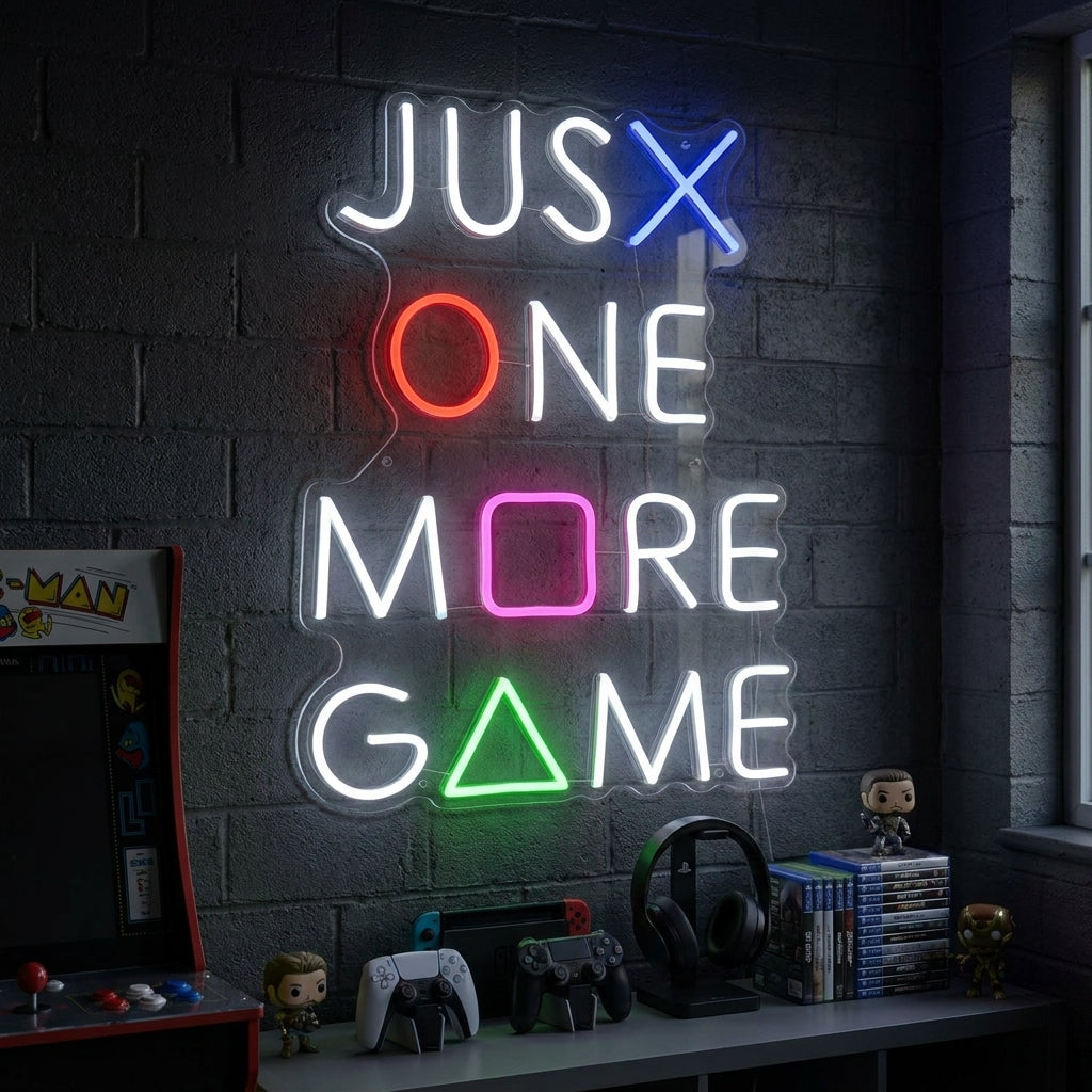 One More Game Neon Sign