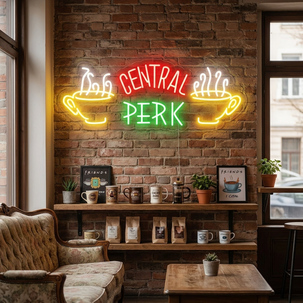 Retro Coffee Shop Neon Sign