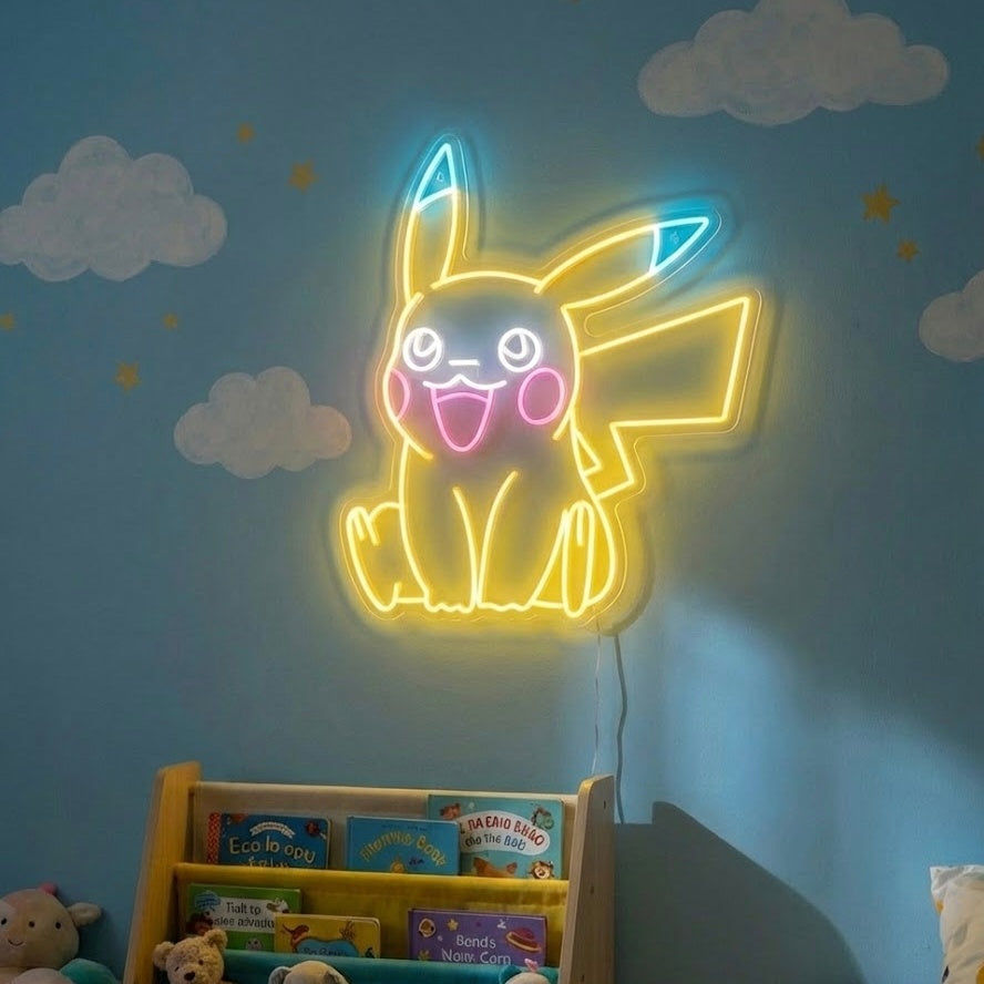 Electric Fantasy Creature Neon Sign