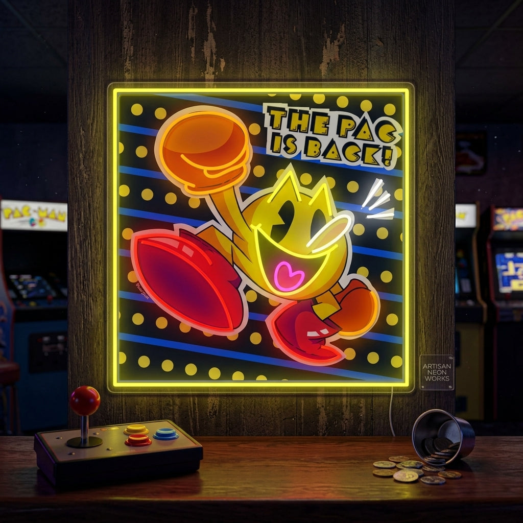 Retro Arcade Quote Neon Sign