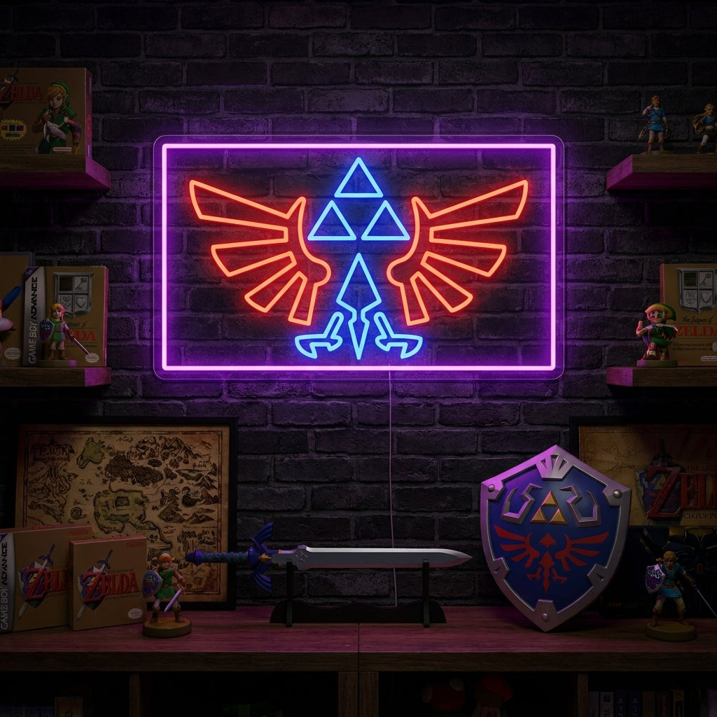 Triangle Gaming Room Neon Sign
