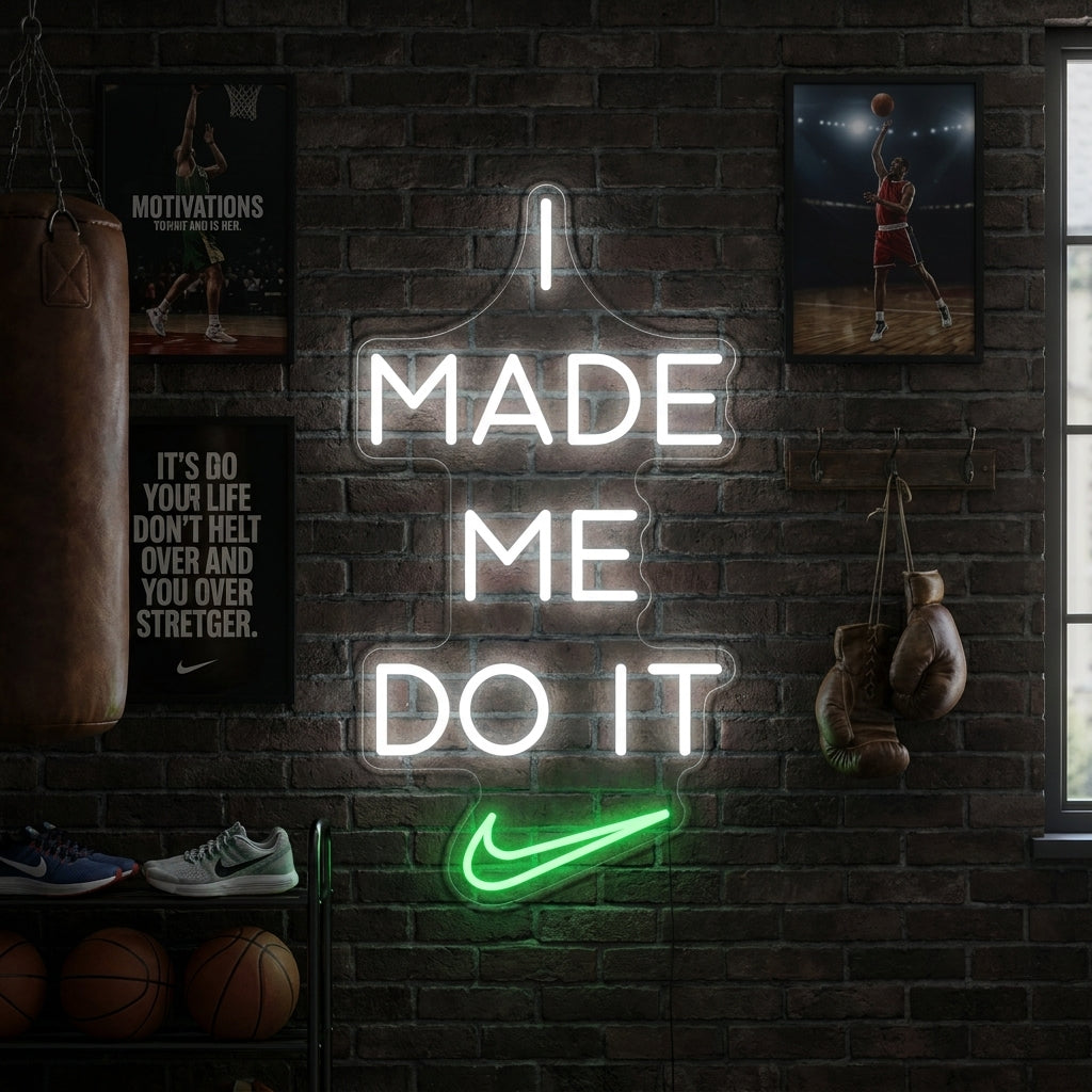 Self Motivation Quote Neon Sign