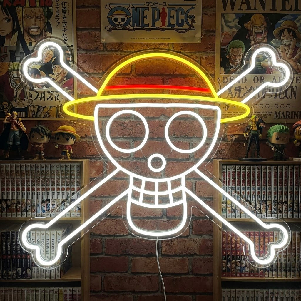 Pirate Skull Neon Sign