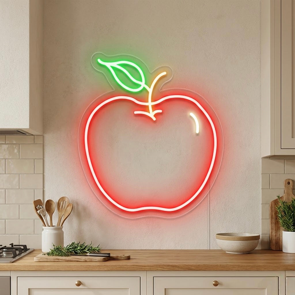 Apple Fruit Wall Neon Sign