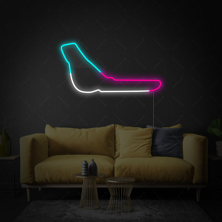 "Italy Monza F1 Track" Neon Sign