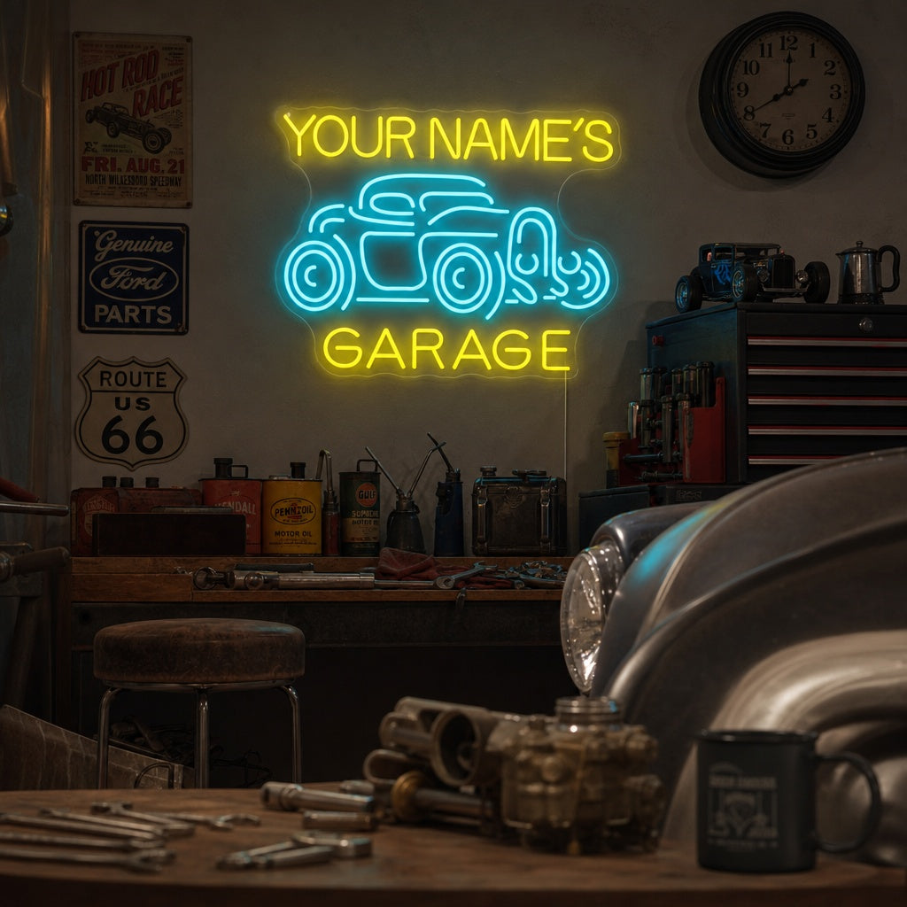 "Jack Garage" Neon Sign