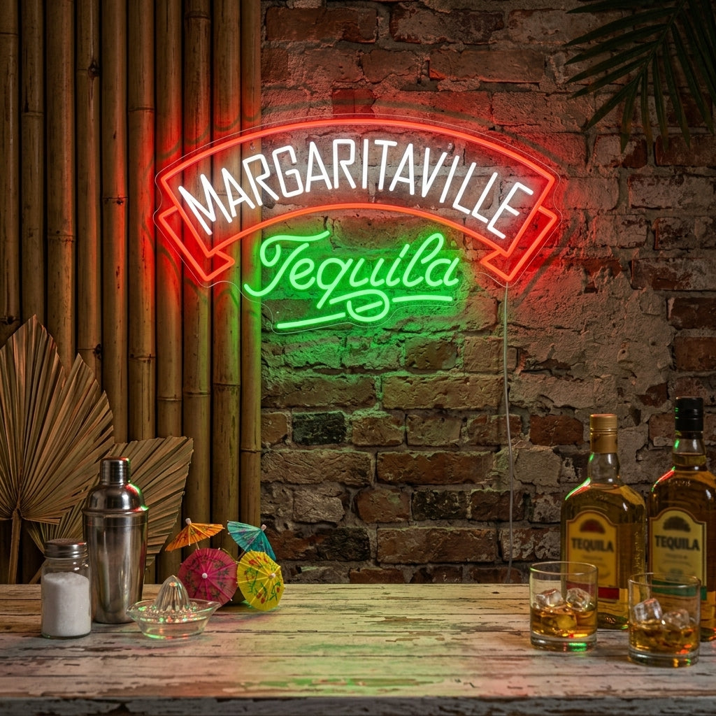 "Margaritaville Tequila" Neon Sign