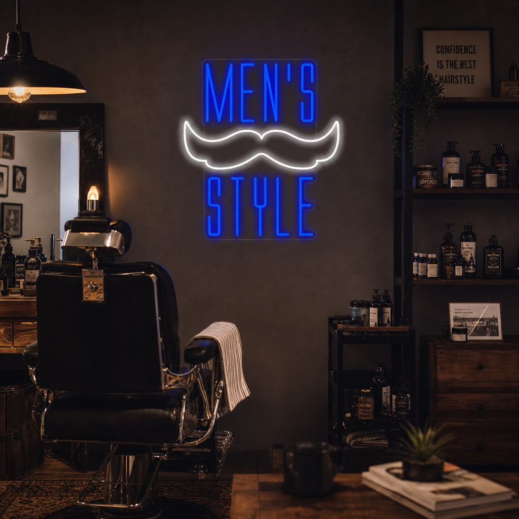 "Mens Style" Neon Sign
