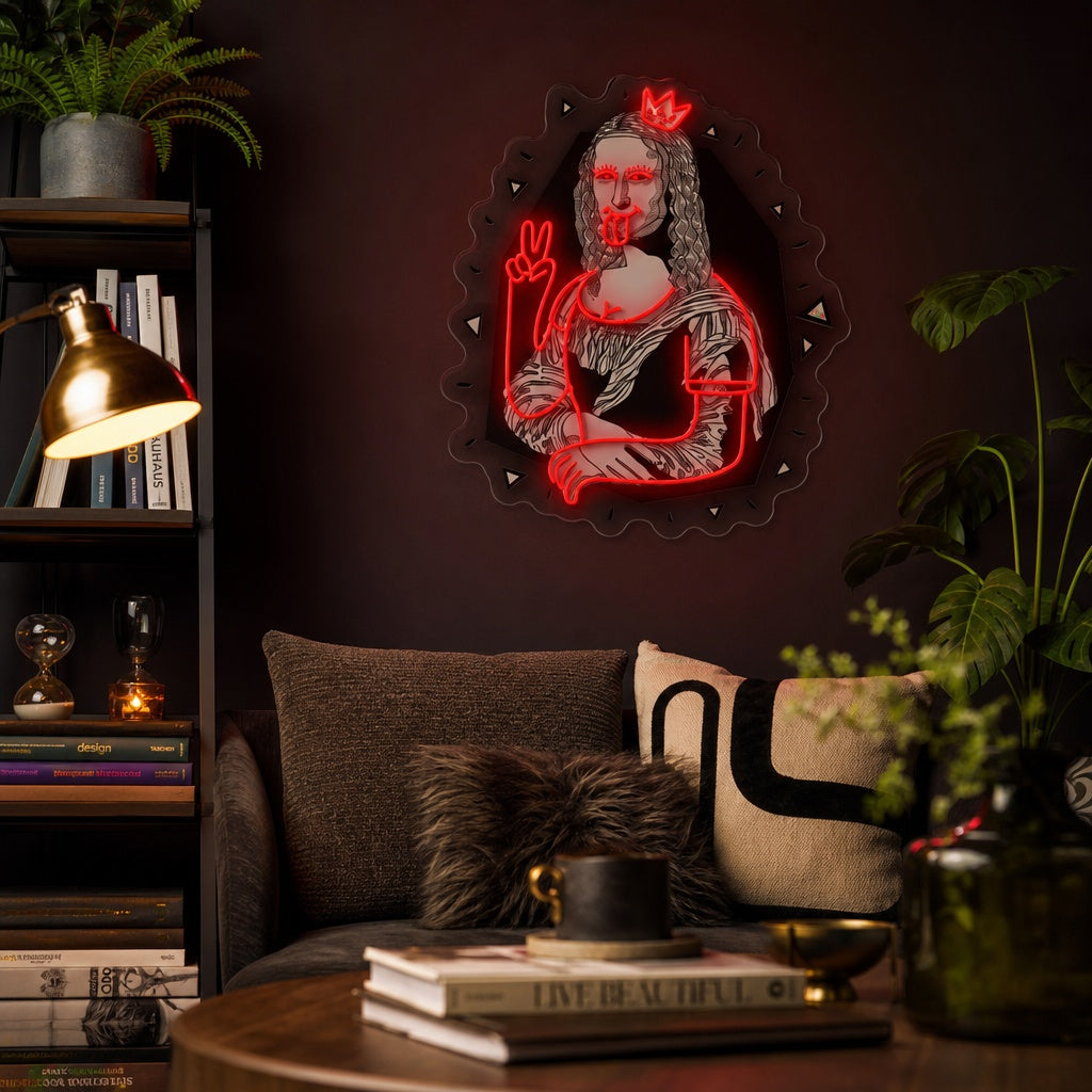 "Mona Art" UV Print LED Neon Sign