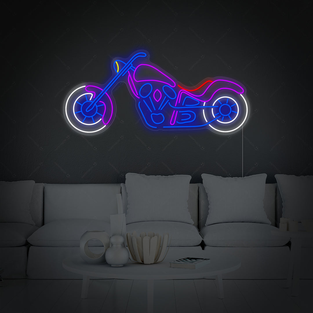 "Motorbike" Neon Sign