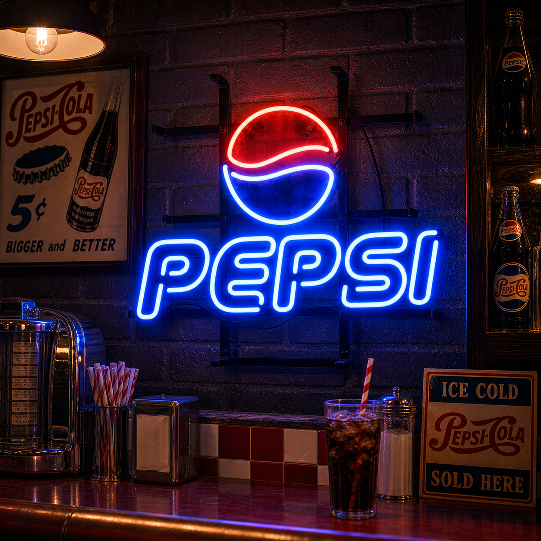 Pepsi Soda Neon Sign