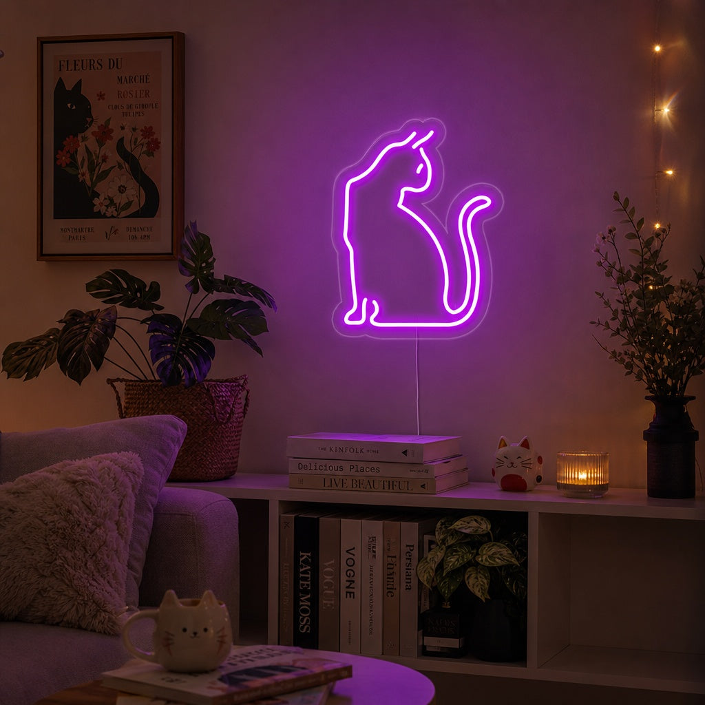 "Pussy Cat" Neon Sign