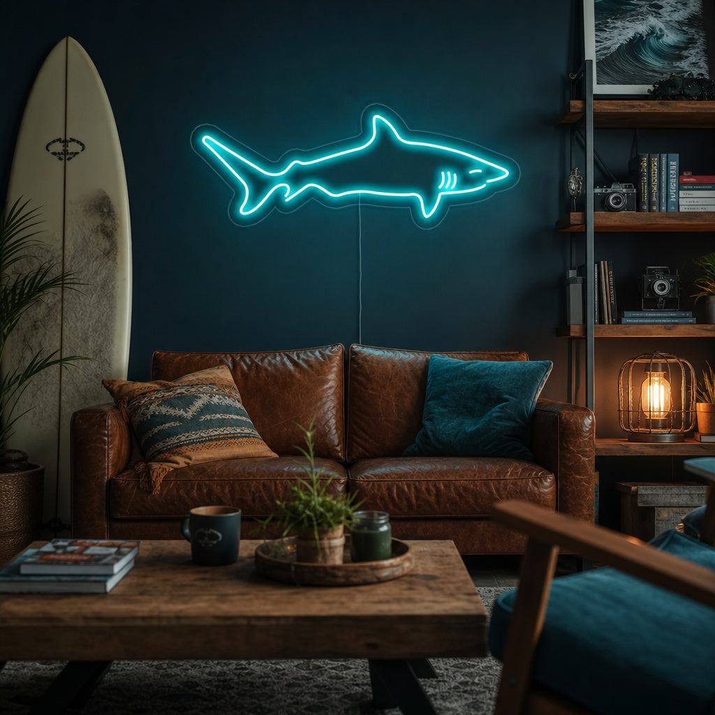 "Shark" Neon Sign