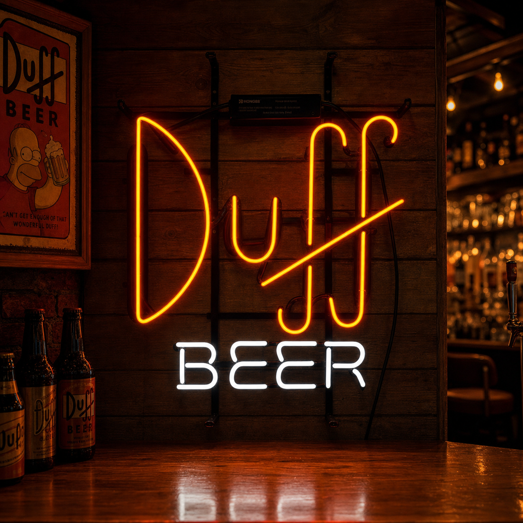 Simpsons Duff Beer Neon Sign