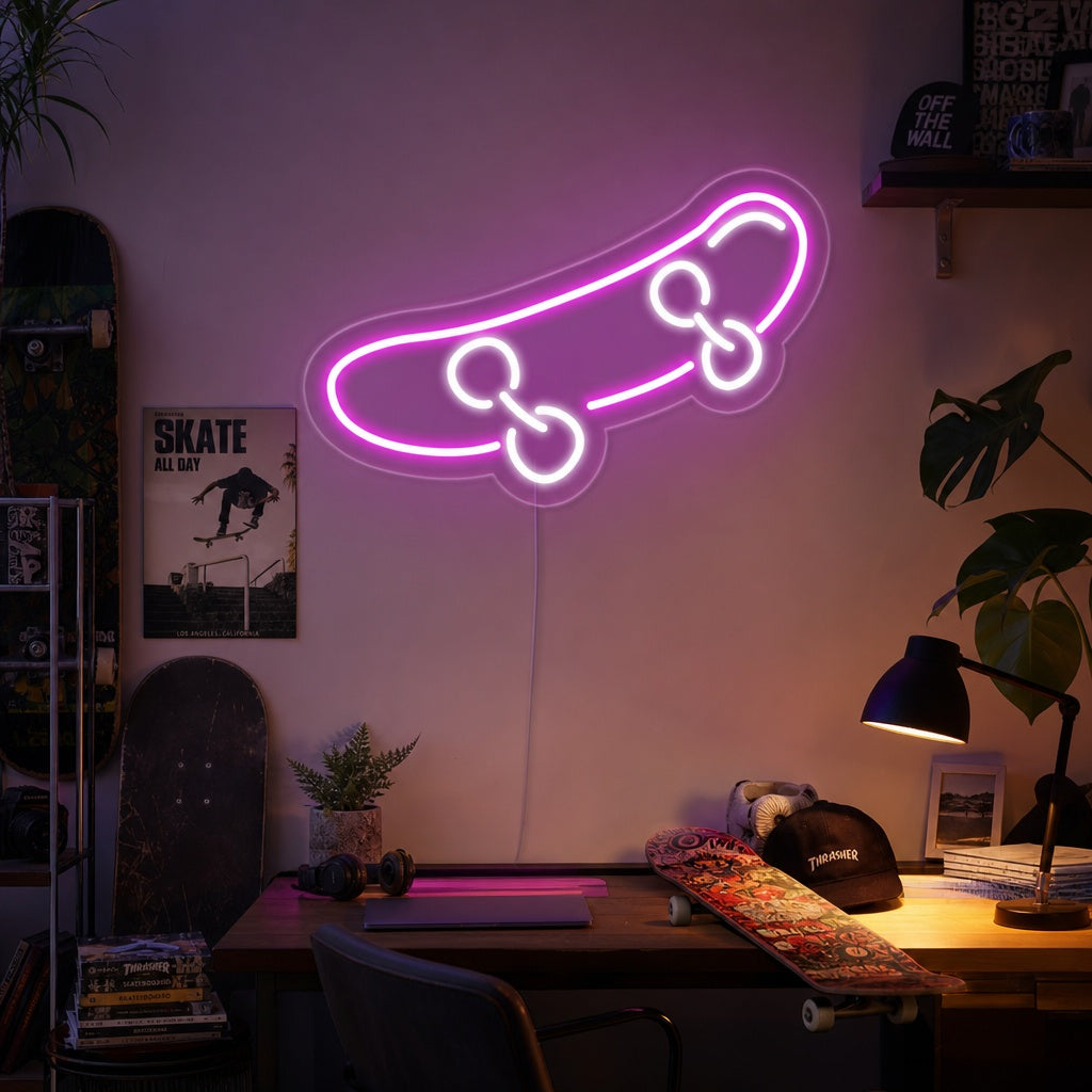 "Skateboard" Neon Sign