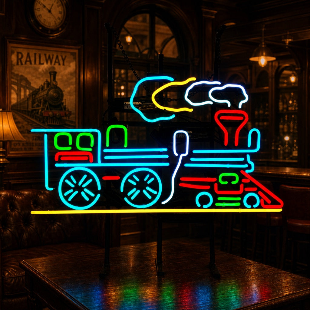 "Train" Neon Sign