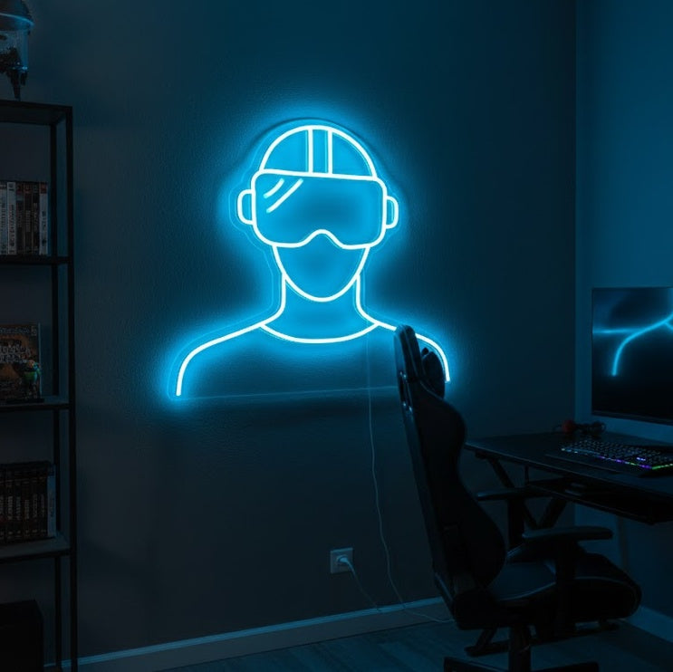 "VR Headset" Neon Sign