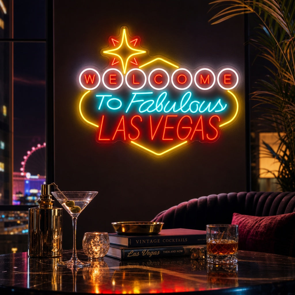 "Welcome To Las Vegas" Neon Sign