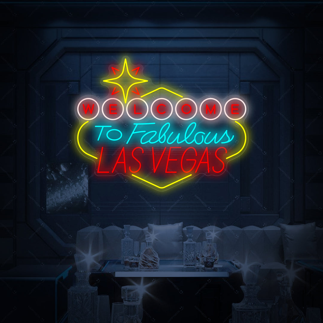 "Welcome To Las Vegas" Neon Sign