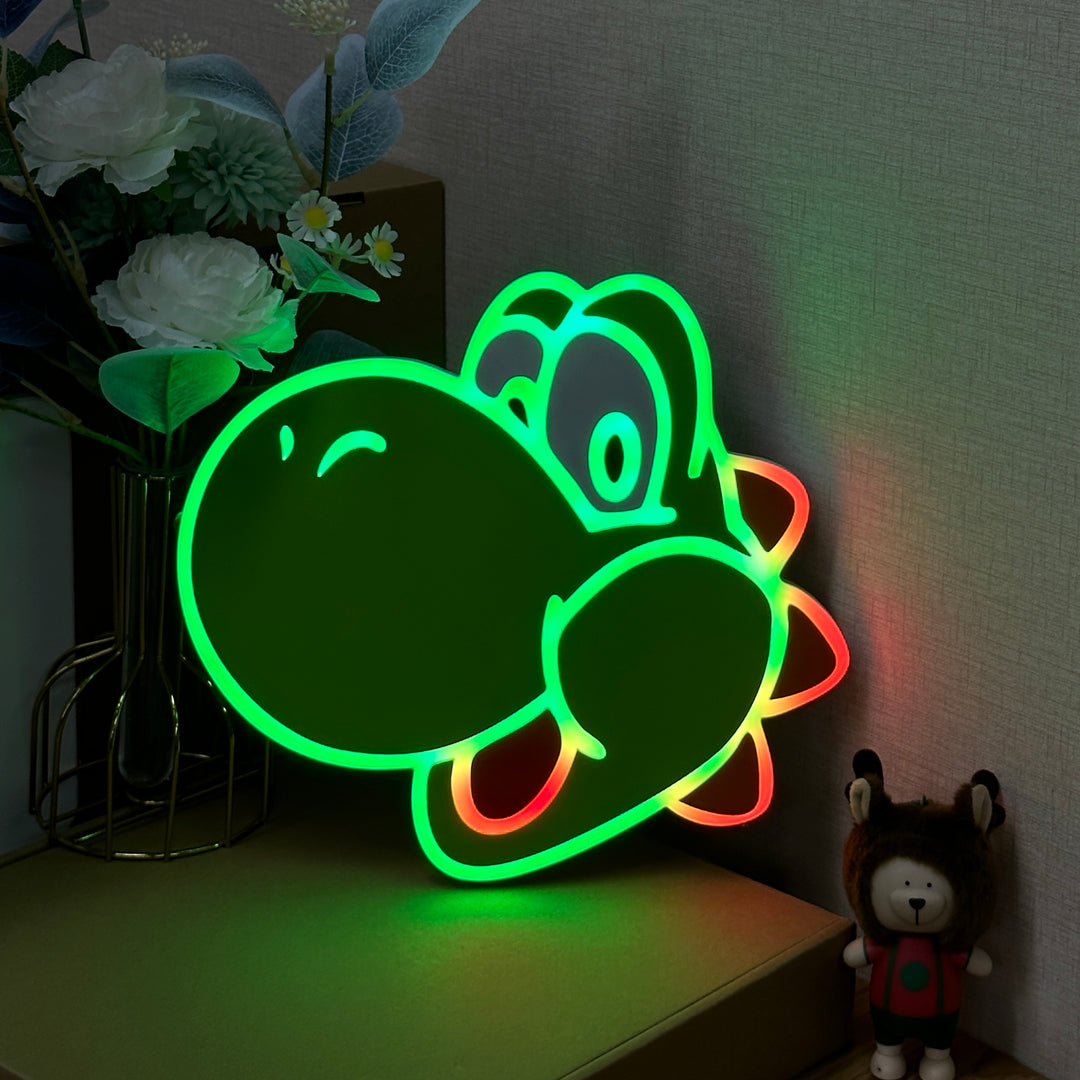 "Yoshi" Neon Like Sign