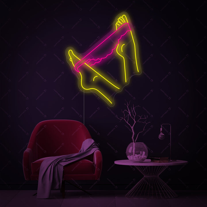 "Aesthetic Female Body" Neon Sign