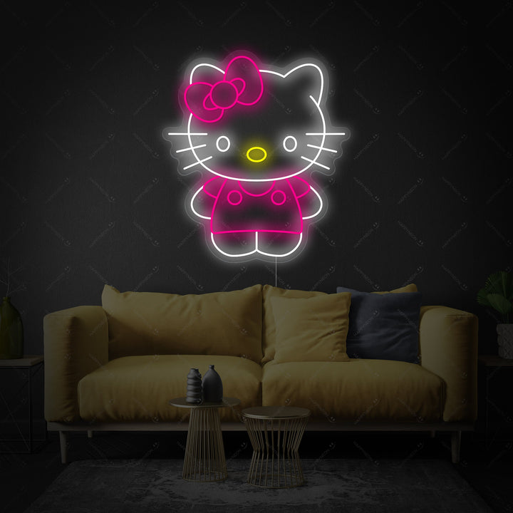 Anime Cat Neon Sign
