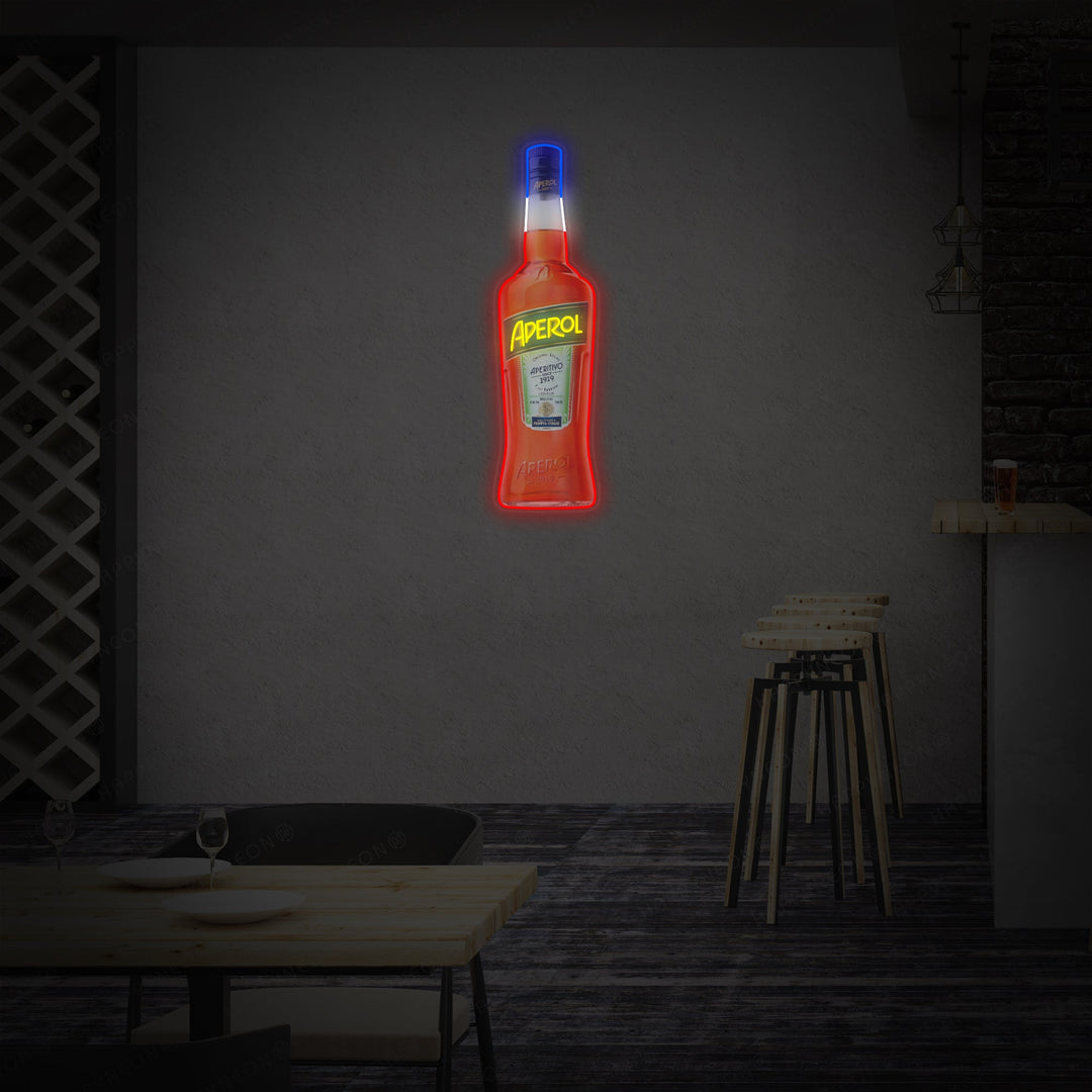 "Aperol Aperitivo Bottle" Neon Sign