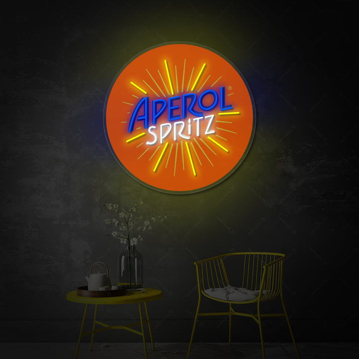 "Italy Aperol Spritz" Neon Sign