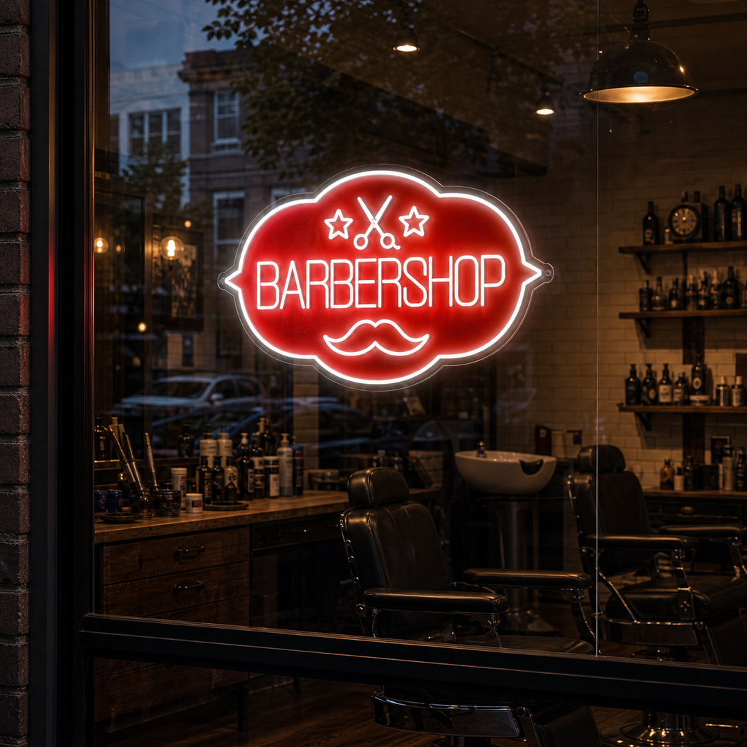 "Barbershop" Neon Sign