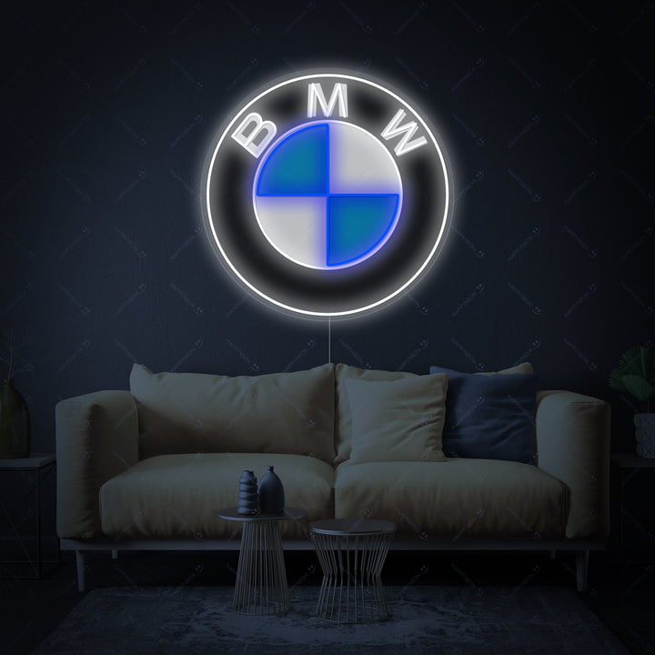German Performance Car Neon Sign