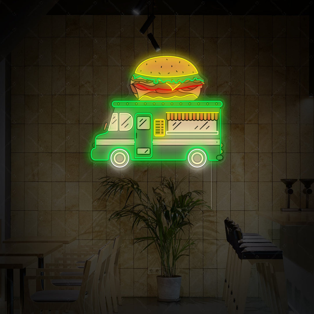 "Burger Truck" Neon Sign