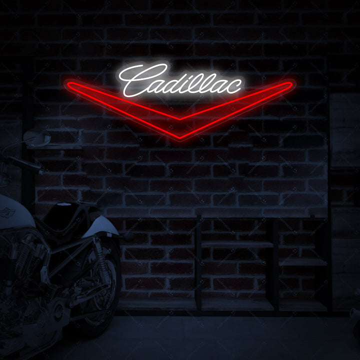 "Cadi-Car" Neon Sign