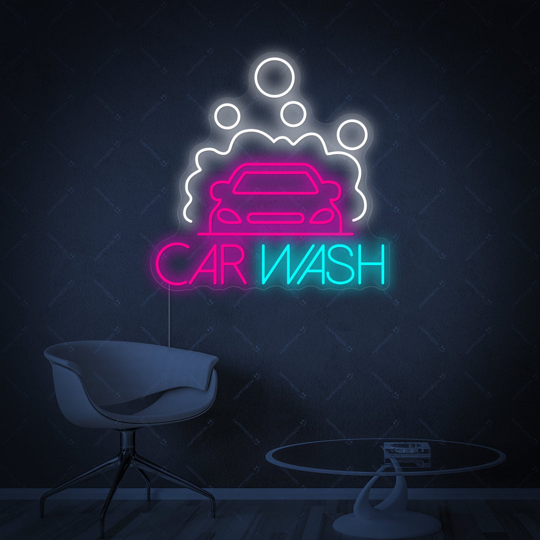 "Car Wash" Neon Sign