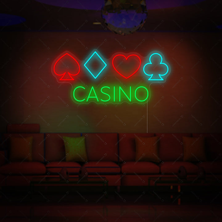 "Casino Poker" Neon Sign
