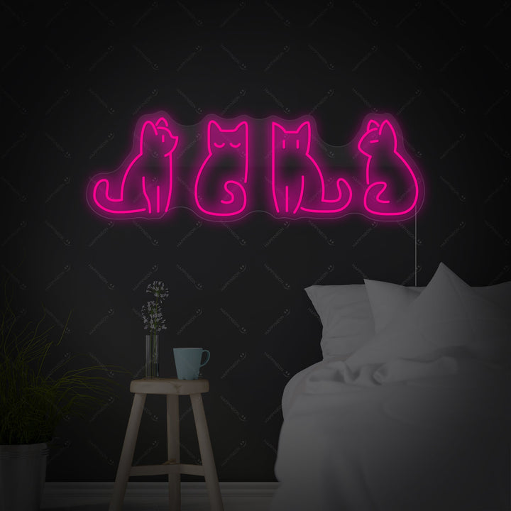 "Cats" Neon Sign